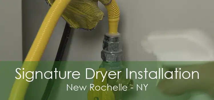 Signature Dryer Installation New Rochelle - NY